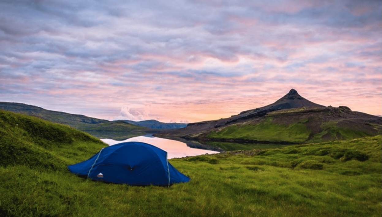 Tent in Iceland 2011