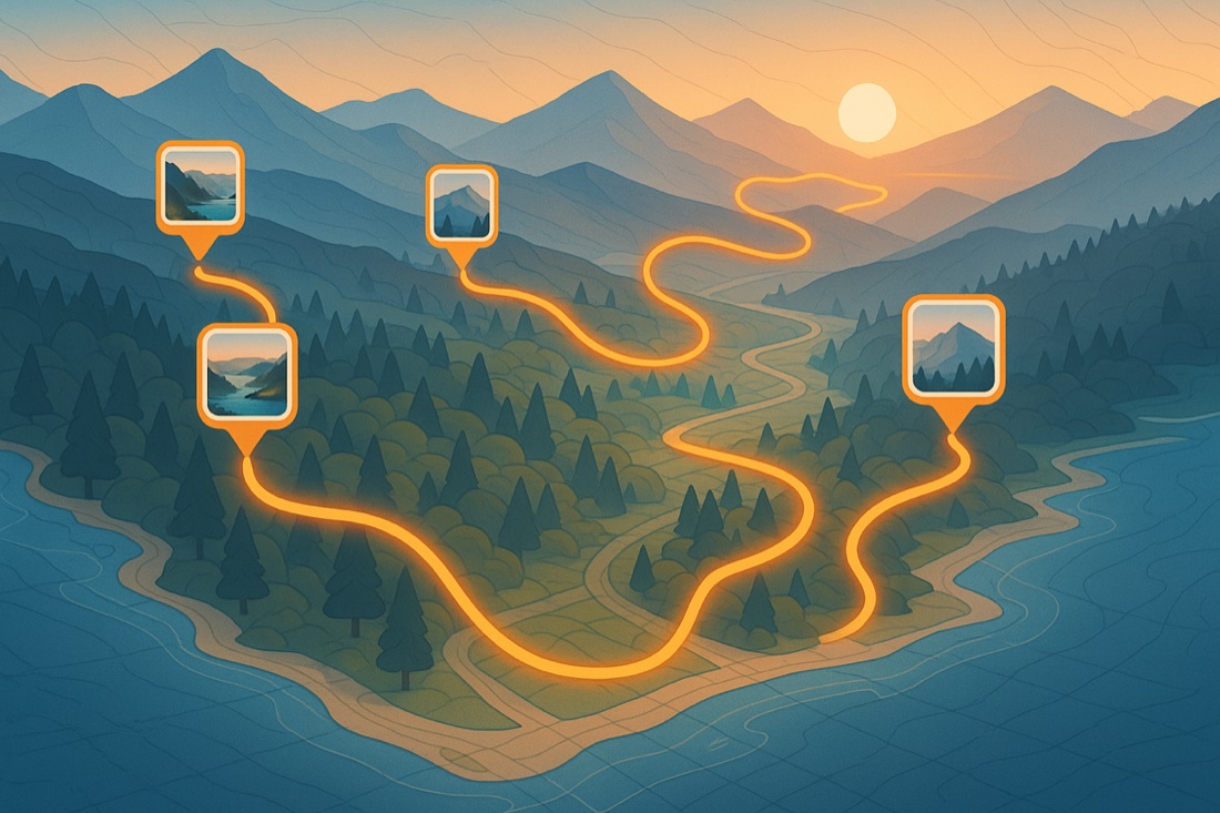 NomadTracks — GPS tracker with custom map overlays